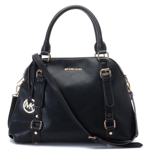 michael kors bedford large bowling satchel burnt svart På Salg Nettside mwzdz